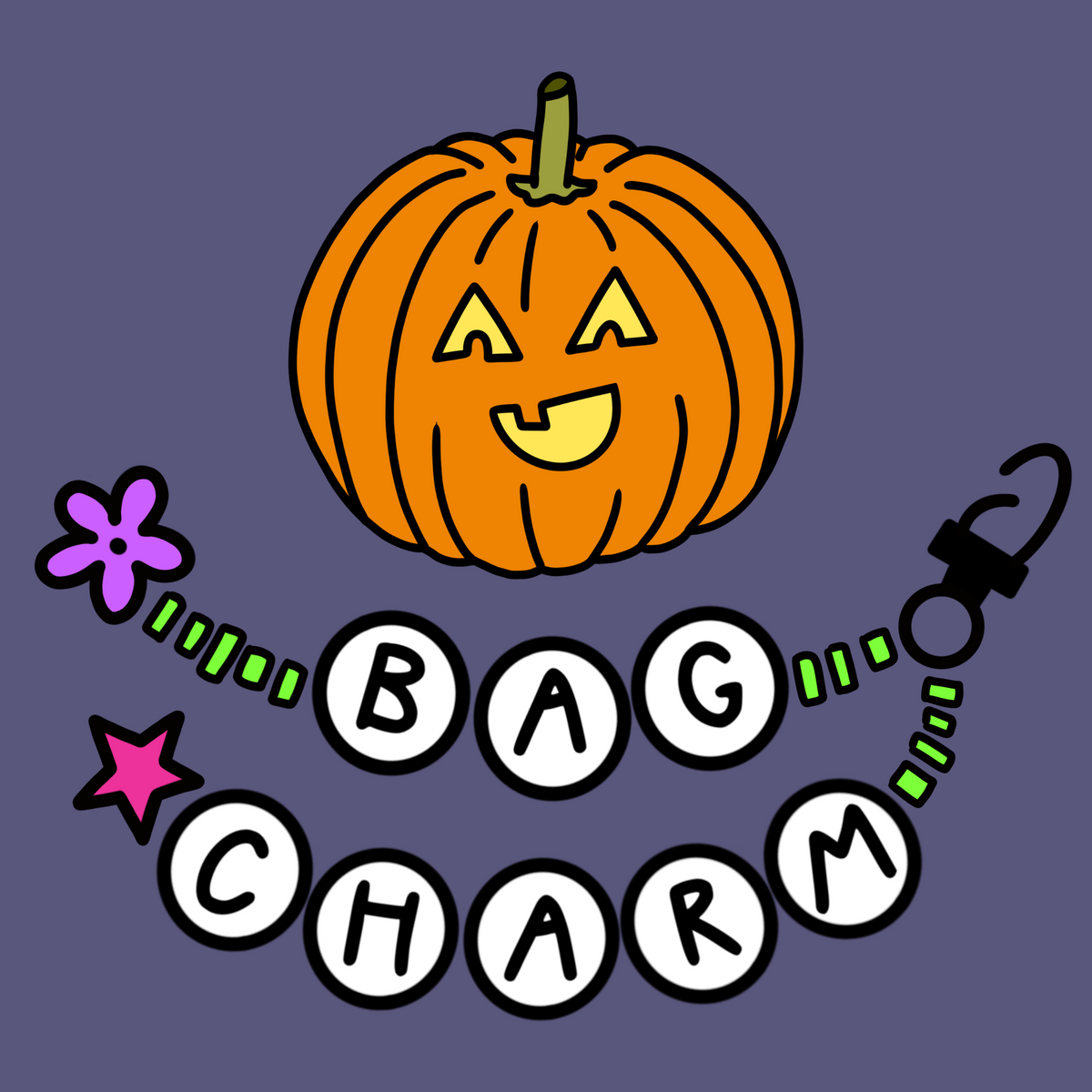 Spooky Season Bag Charm