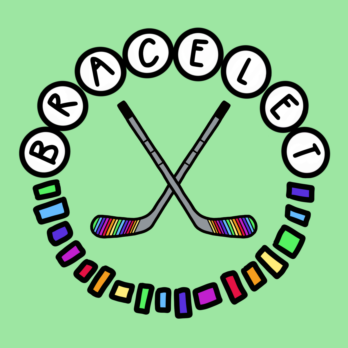 Queer Hockey Bracelet